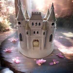 Disney Princess Castle Light Up Candle Holder
